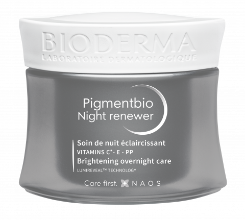 BIODERMA produktová fotka, Pigmentbio Nočné sérum 50 ml, nočný krém na obnovu hyperpigmentovanej pokožky