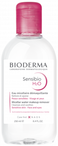 BIODERMA produktová fotka, Sensibio H2O 250 ml, micelárna voda na citlivú pokožku