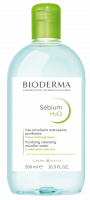 BIODERMA produktová fotka, Sébium H2O 500 ml, micelárna voda na pleť so sklonom k akné